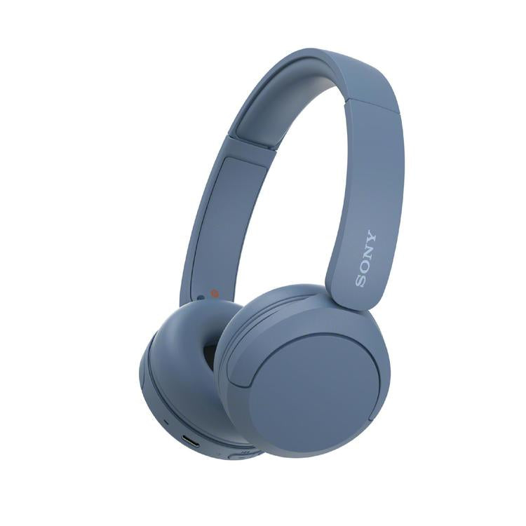 Sony WH-CH520 | Écouteurs supra-auriculaires - Sans fil - Bluetooth - Jusqu'à 50 heures d'autonomie - Bleu-SONXPLUS Rivière-du-Loup
