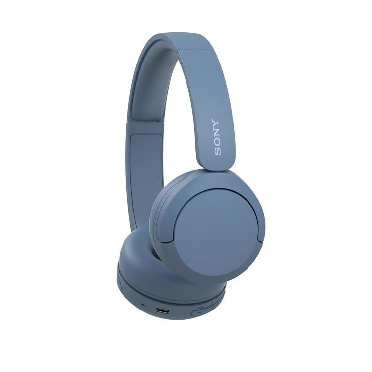 Sony WH-CH520 | Écouteurs supra-auriculaires - Sans fil - Bluetooth - Jusqu'à 50 heures d'autonomie - Bleu-SONXPLUS Rivière-du-Loup