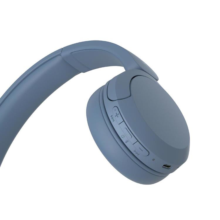 Sony WH-CH520 | Écouteurs supra-auriculaires - Sans fil - Bluetooth - Jusqu'à 50 heures d'autonomie - Bleu-SONXPLUS Rivière-du-Loup
