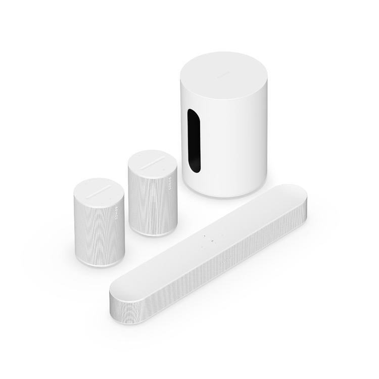 Sonos | Ensemble immersif avec Beam - Sub Mini - Era 100 - Blanc-SONXPLUS Rivière-du-Loup