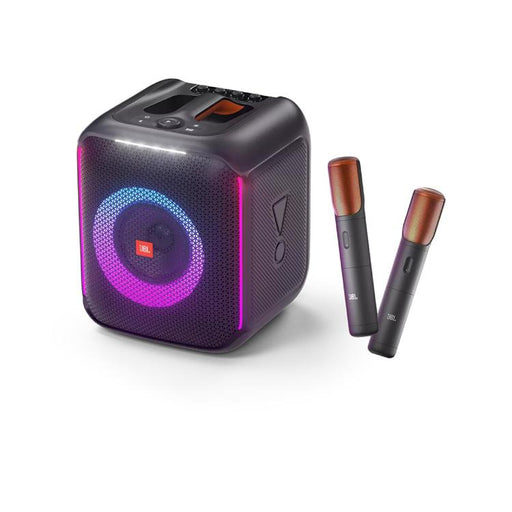JBL PartyBox Encore | Haut-parleur de fête portatif - Sans fil - Bluetooth - 100 W - 2 Microphones inclus - Noir-SONXPLUS Rivière-du-Loup