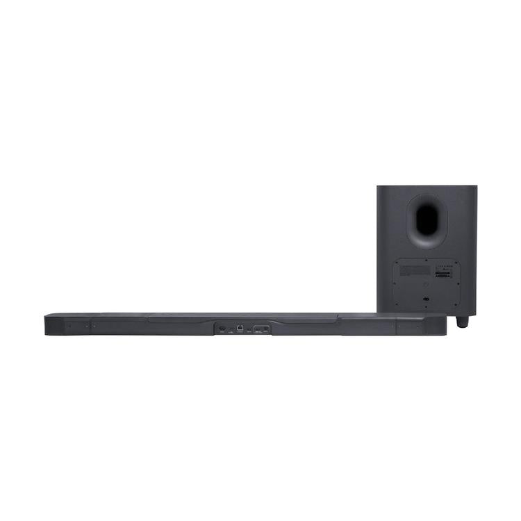 JBL Bar 700 Pro | Barre de son compacte 5.1 - Avec Haut-parleurs surround amovibles - Caisson de graves sans fil - Dolby Atmos - Bluetooth - 620W - Noir-SONXPLUS Rivière-du-Loup