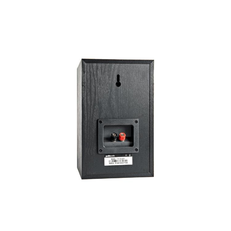 Polk T15 | Ensemble d'Haut-parleurs de bibliothèque - Noir - Paire-SONXPLUS Rivière-du-Loup