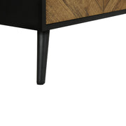Monarch Specialties I 2781 | Meuble pour téléviseur 72'' - Base noir - Avec 2 portes simili-bois-SONXPLUS Rivière-du-Loup