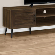 Monarch Specialties I 2717 | Meuble pour téléviseur 72'' - Simili-bois brun - Avec 2 portes-SONXPLUS Rivière-du-Loup