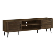 Monarch Specialties I 2717 | Meuble pour téléviseur 72'' - Simili-bois brun - Avec 2 portes-SONXPLUS Rivière-du-Loup