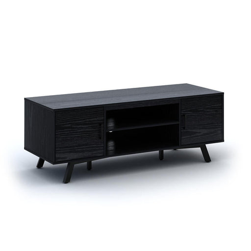 Sonora S40V55N | Meuble téléviseur - 2 Armoires - 55" de large - Noir-SONXPLUS Rivière-du-Loup