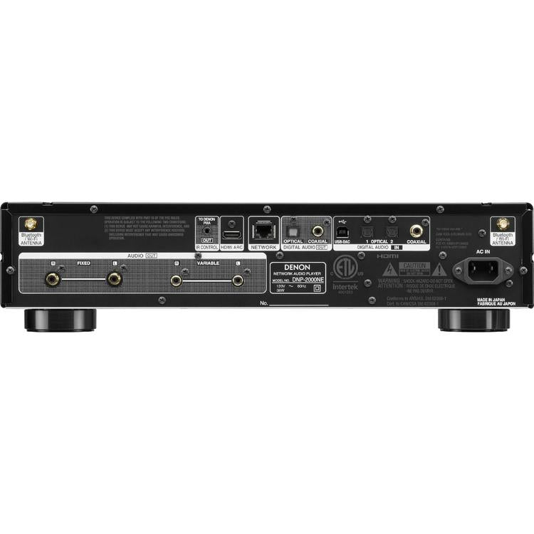 Denon DNP-2000NE | Lecteur réseau Haute Résolution - HEOS intégré - Wi-fi - Noir-SONXPLUS Rivière-du-Loup