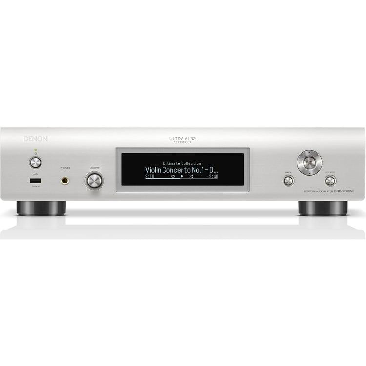 Denon DNP-2000NE | Lecteur réseau haute résolution - HEOS intégré - Wi-fi - Argent-SONXPLUS Rivière-du-Loup