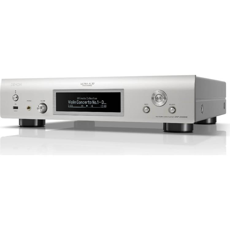 Denon DNP-2000NE | Lecteur réseau haute résolution - HEOS intégré - Wi-fi - Argent-SONXPLUS Rivière-du-Loup