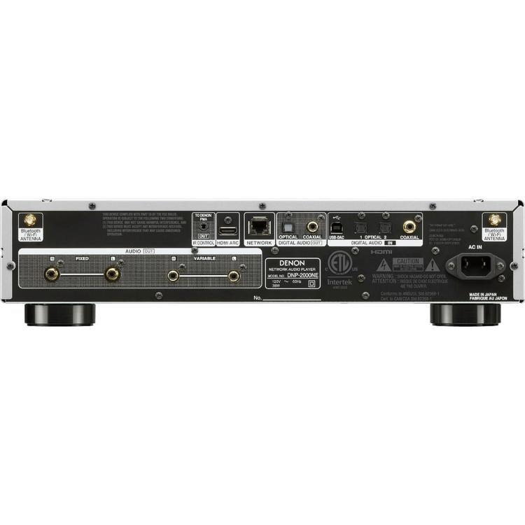 Denon DNP-2000NE | Lecteur réseau haute résolution - HEOS intégré - Wi-fi - Argent-SONXPLUS Rivière-du-Loup