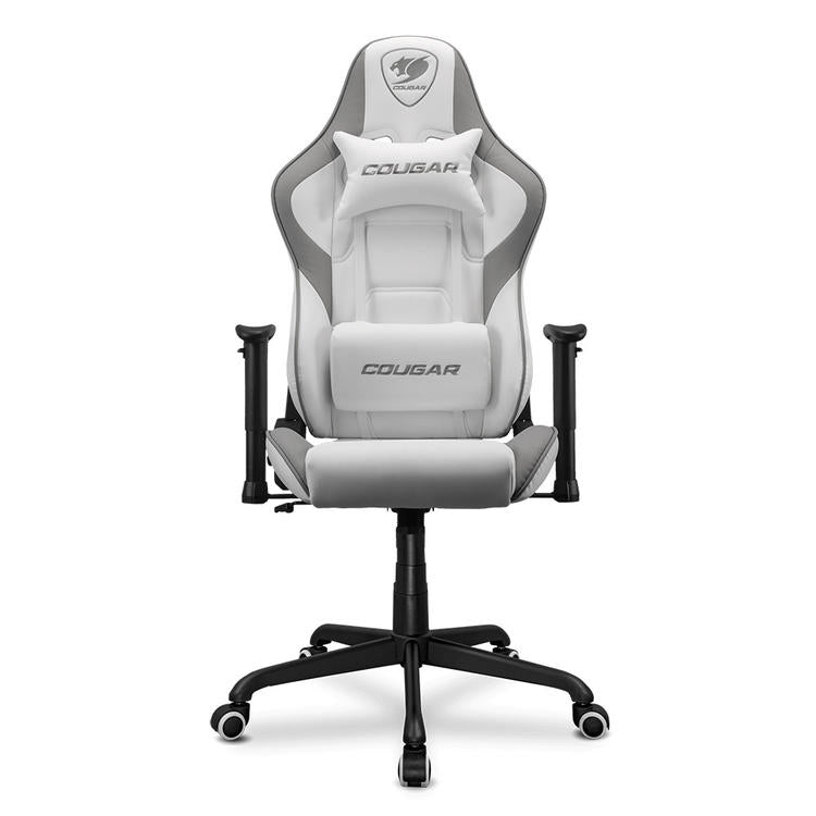 Cougar Armor Elite 300114 | Chaise de jeu - Ergonomique et réglable - Cuir PVC - Blanche-SONXPLUS Rivière-du-Loup