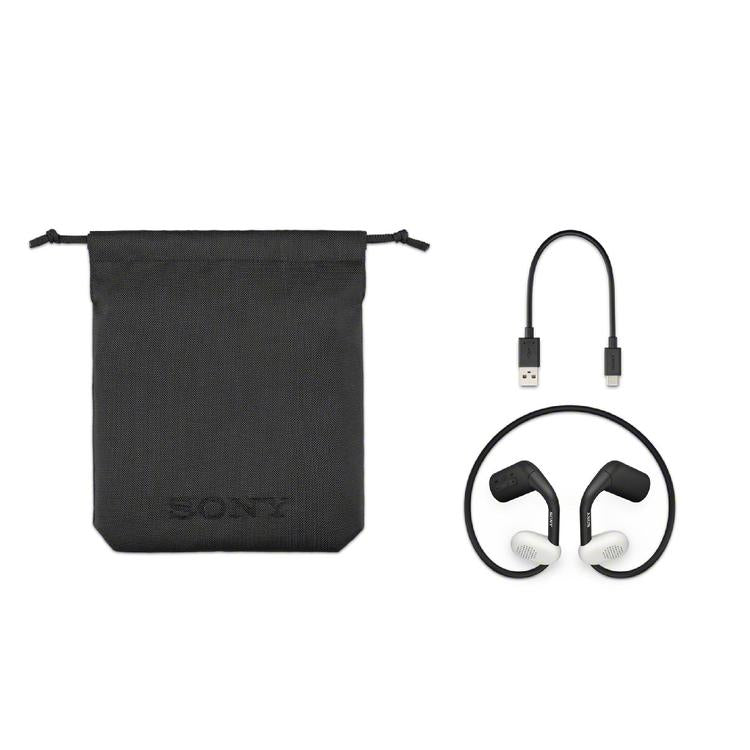 Sony Float Run WIOE610 | Ecouteurs avec micro - Supra-auriculaires - Bluetooth - Sans fil - Noir-SONXPLUS Rivière-du-Loup