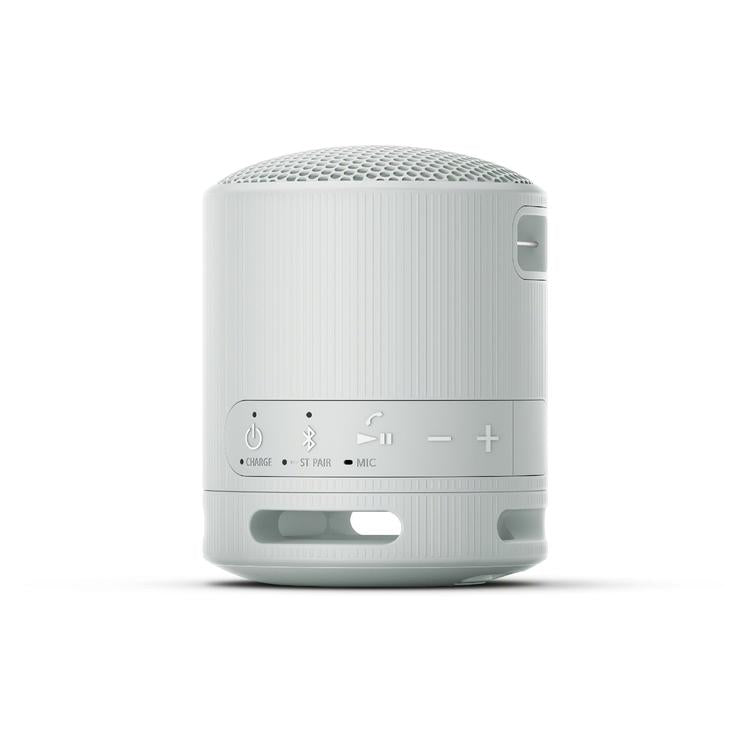 Sony SRS-XB100 | Haut-parleur portatif - Sans fil - Bluetooth - IP67 - Gris clair-SONXPLUS Rivière-du-Loup