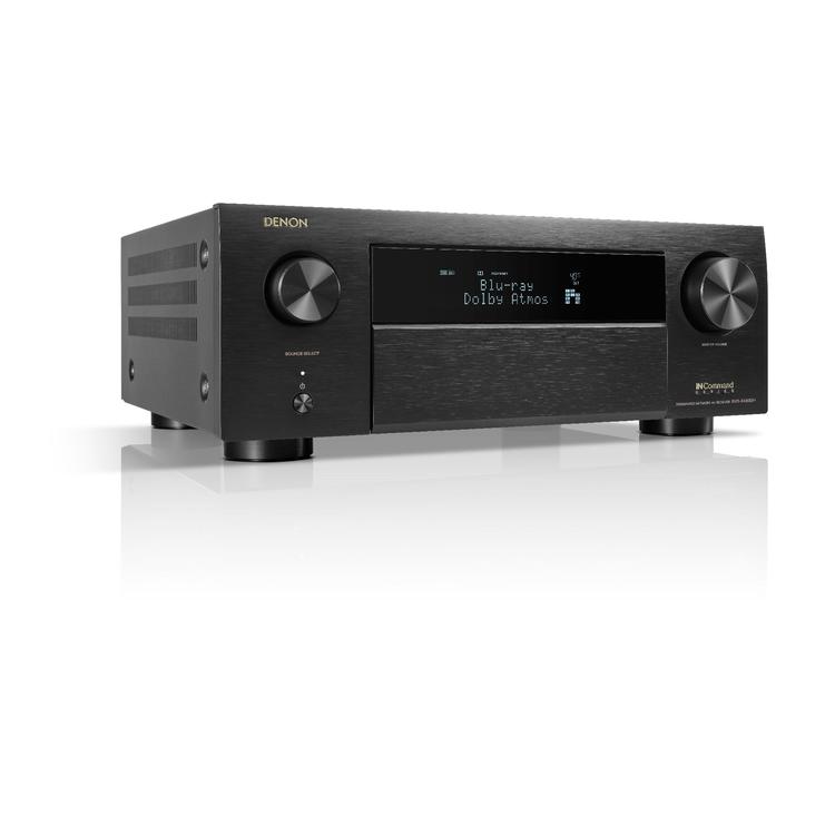 Denon AVRX4800H & HOME250 | Récepteur AV 9.4 canaux et haut-parleur sans-fil - 8K - Auro 3D - Cinéma maison - HEOS - Noir-SONXPLUS Rivière-du-Loup