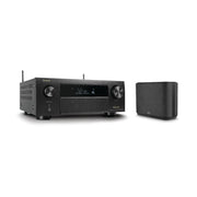 Denon AVRX4800H & HOME250 | Récepteur AV 9.4 canaux et haut-parleur sans-fil - 8K - Auro 3D - Cinéma maison - HEOS - Noir-SONXPLUS Rivière-du-Loup