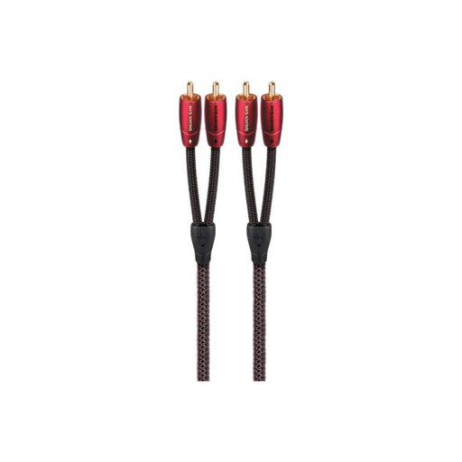 Audioquest Golden Gate | Câble double RCA à RCA - Fiche RCA plaquées Or soudées à froid - 1 Mètre-Sonxplus Rivière-du-Loup