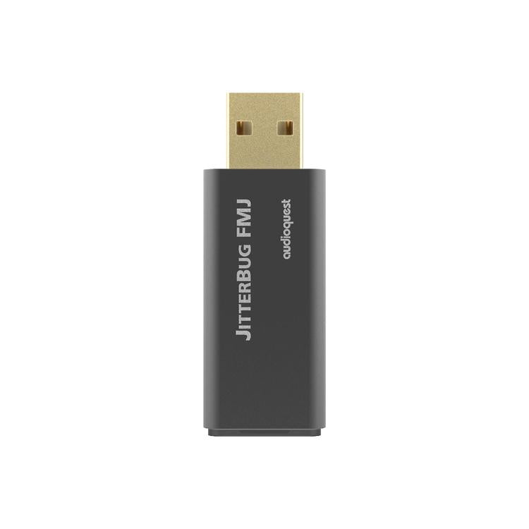 Audioquest JitterBug | Filtre de bruit USB - Full metal jacket - Noir-SONXPLUS Rivière-du-Loup