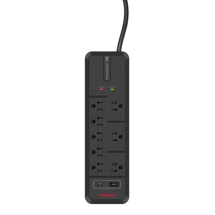 Audioquest PQ G8 | Barre de surtension - 10 Prises - Technologie Micro-Spike-SONXPLUS Rivière-du-Loup