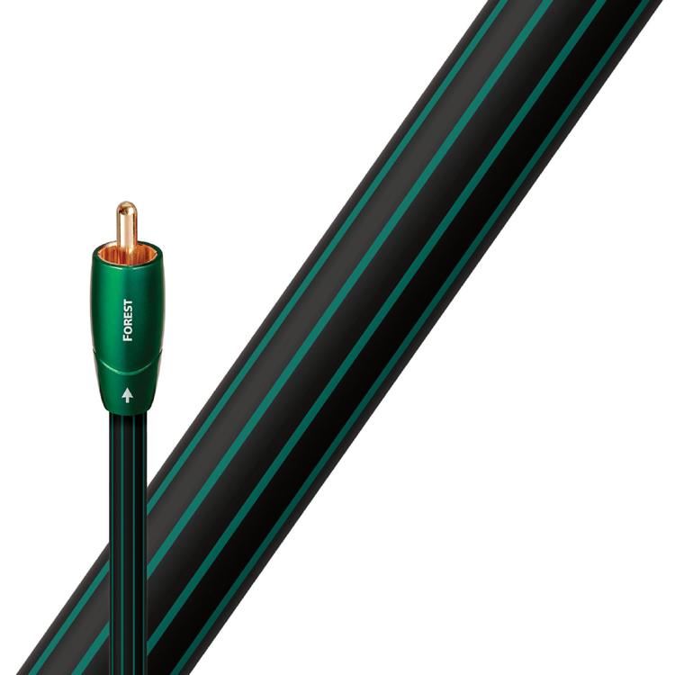 Audioquest Forest | Câble Coaxial Numérique - Terminaisons soudées à froid et plaquées Or - 1,5 Mètres-SONXPLUS Rivière-du-Loup