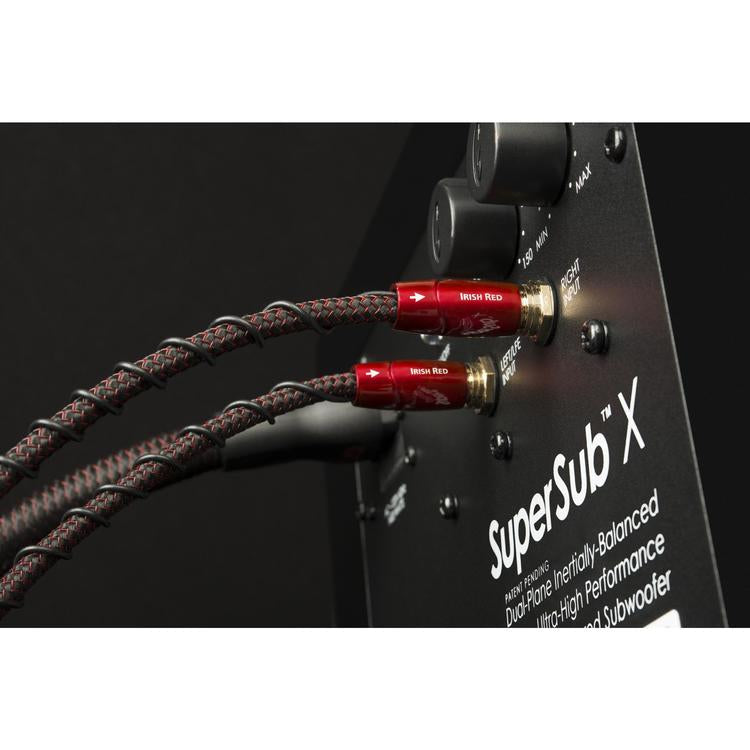 Audioquest Irish Red | Câble pour caisson de basses - 5 mètres-SONXPLUS Rivière-du-Loup