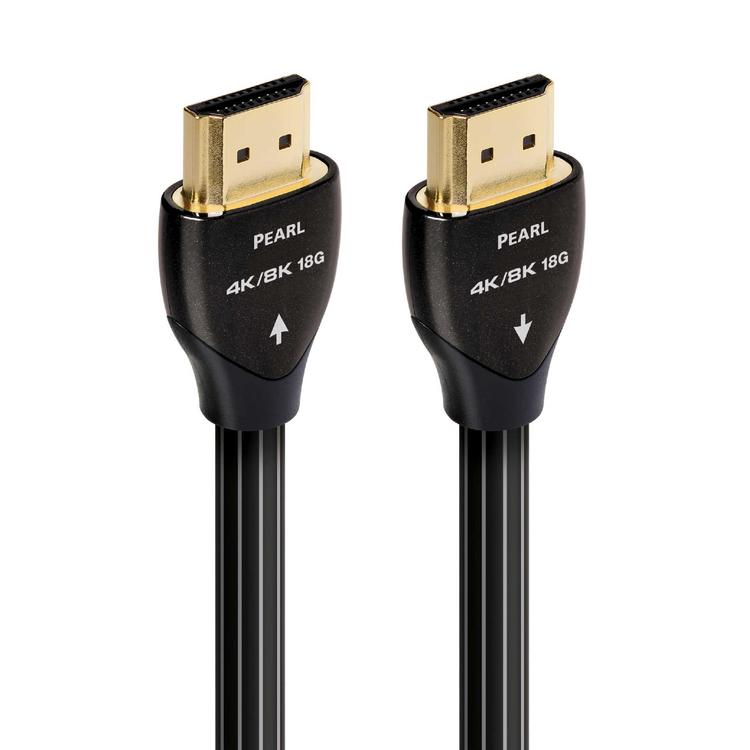 Audioquest Pearl | Câble HDMI actif - Transfert jusqu'à 8K Ultra HD - HDR - eARC - 18 Gbps - 7.5 Mètres-SONXPLUS Rivière-du-Loup