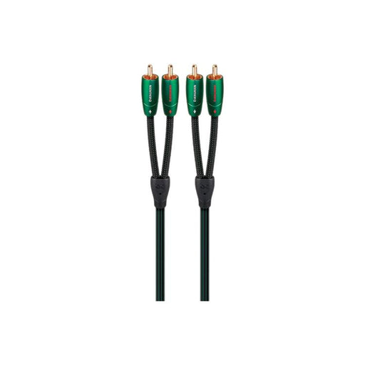 Audioquest Evergreen | Câble RCA à RCA - Fiches RCA plaquées Or - 2 Mètres-SONXPLUS Rivière-du-Loup