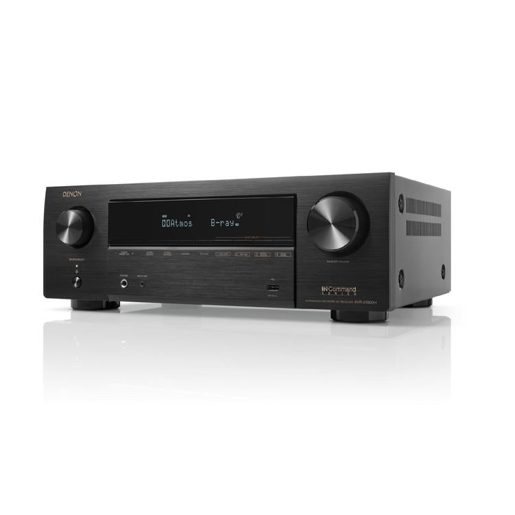 DENON AVR-X1800H | Récepteur AV 7.2 Canaux - Vidéo 8K - Son 3D - Dolby Atmos - DTS:X - Noir-SONXPLUS Rivière-du-Loup