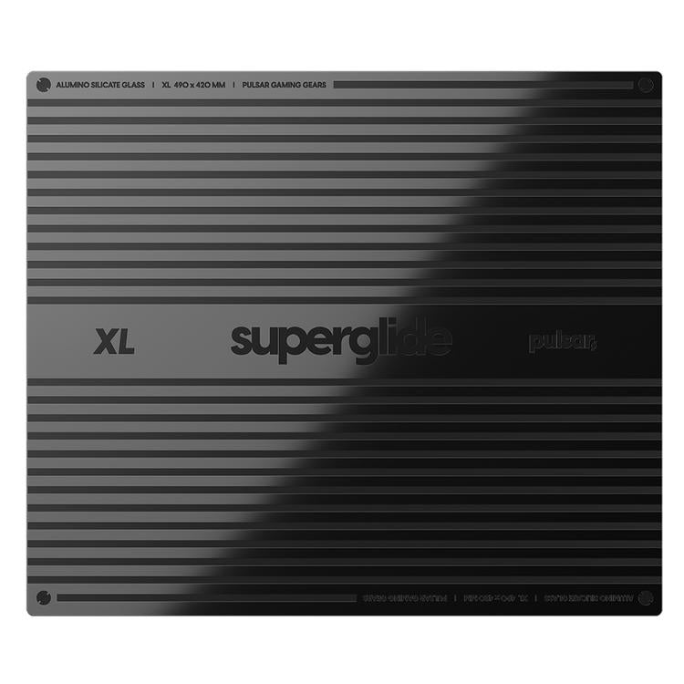 Pulsar SGPXLB | Superglide Glass Pad XL - Construction multicouche - Antidérapant - Noir-SONXPLUS Rivière-du-Loup