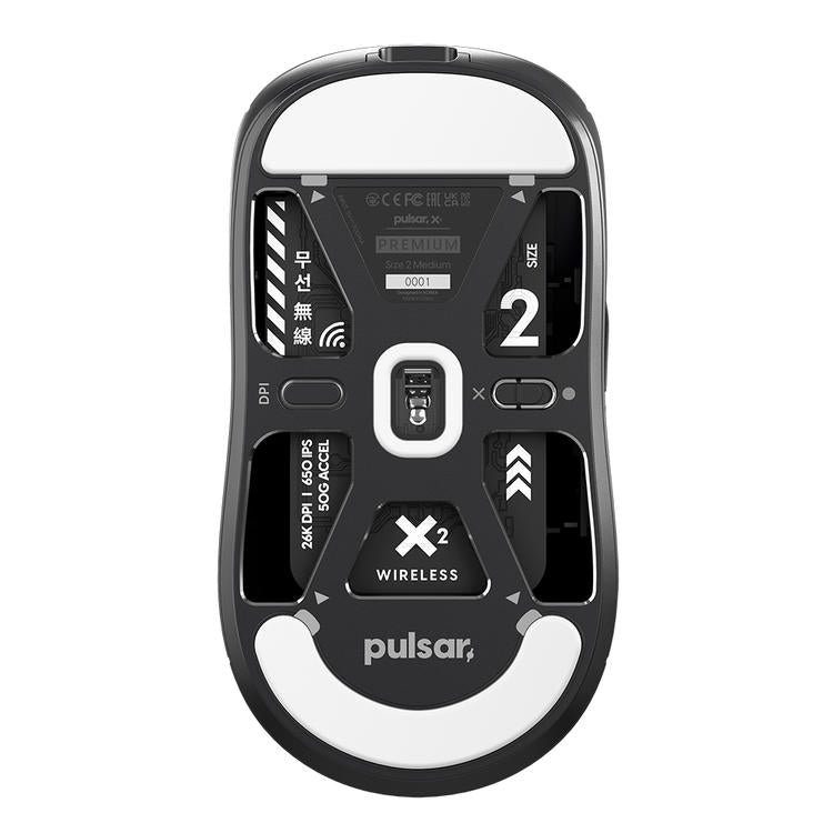 Pulsar PX2PB | Souris sans fil X2 - 70 Heures d'autonomie - Noir premium-SONXPLUS Rivière-du-Loup