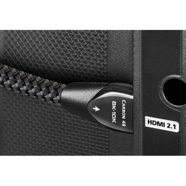 Audioquest Carbon 48 | Câble HDMI - Transfert jusqu'à 10K Ultra HD - 2.25 Mètres-SONXPLUS Rivière-du-Loup
