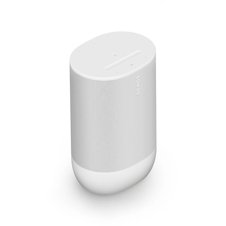 Sonos Move 2 | Haut-parleur sans fil - Stéréo - Commande Vocale - Jusqu'à 24 heures d'autonomies - Blanc-SONXPLUS Rivière-du-Loup