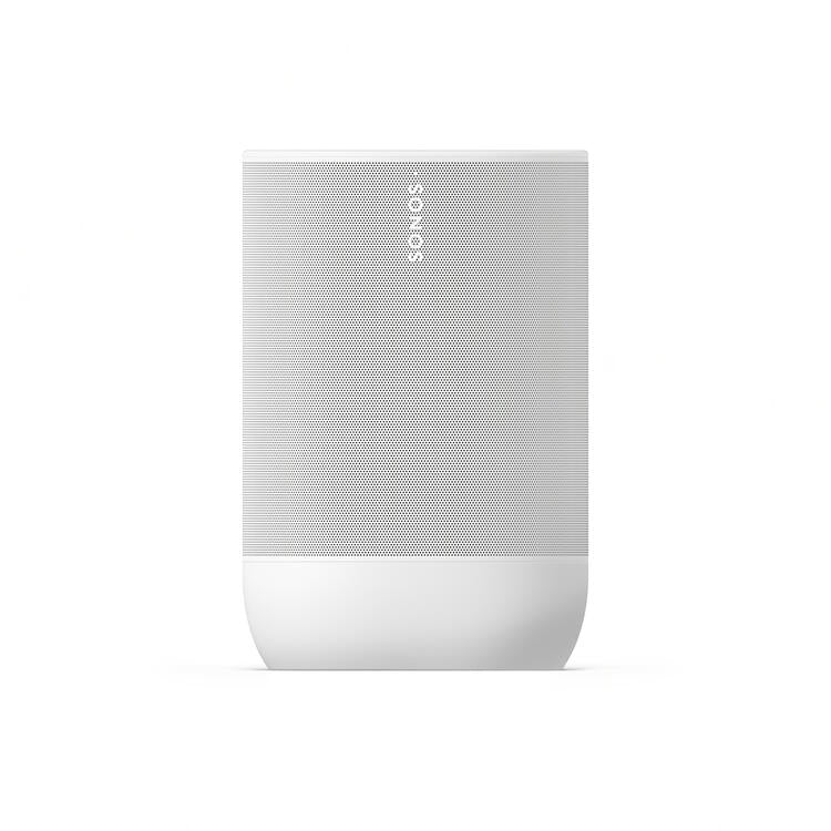 Sonos Move 2 | Haut-parleur sans fil - Stéréo - Commande Vocale - Jusqu'à 24 heures d'autonomies - Blanc-SONXPLUS Rivière-du-Loup