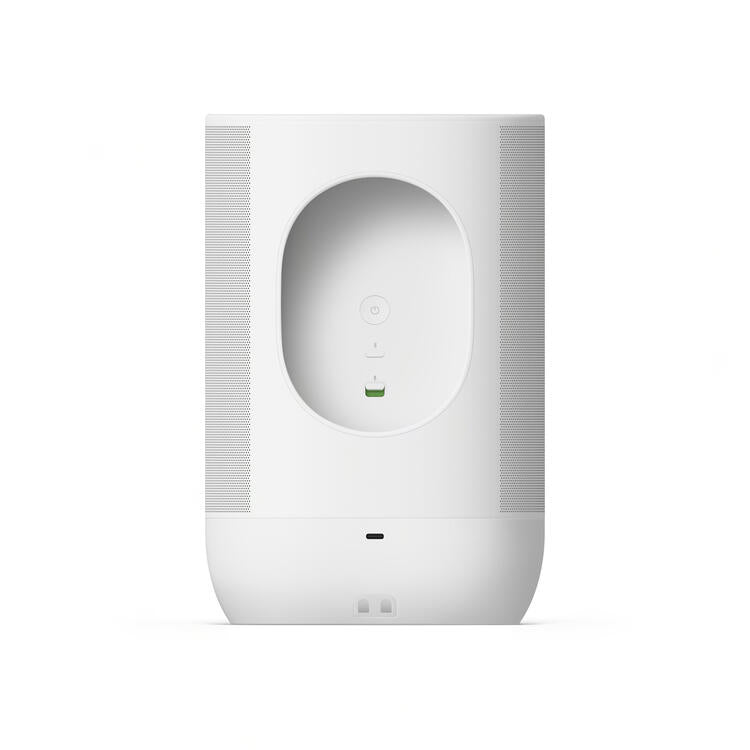 Sonos Move 2 | Haut-parleur sans fil - Stéréo - Commande Vocale - Jusqu'à 24 heures d'autonomies - Blanc-SONXPLUS Rivière-du-Loup