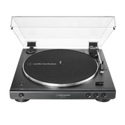 Audio-Technica AT-LP60XBT-USB-BK | Table tournante Stéréo - Entièrement automatique - Entraînement par courroie - USB - Bluetooth - Noir-SONXPLUS Rivière-du-Loup