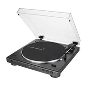 Audio-Technica AT-LP60XBT-USB-BK | Table tournante Stéréo - Entièrement automatique - Entraînement par courroie - USB - Bluetooth - Noir-SONXPLUS Rivière-du-Loup