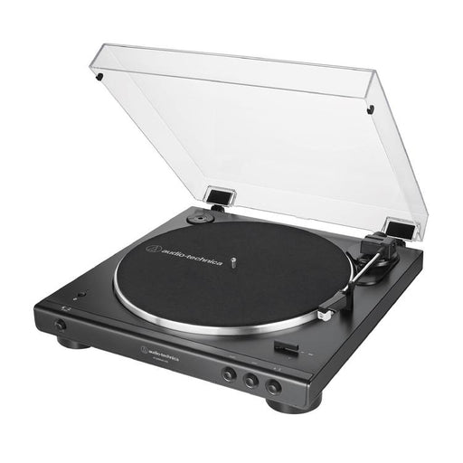 Audio-Technica AT-LP60XBT-USB-BK | Table tournante Stéréo - Entièrement automatique - Entraînement par courroie - USB - Bluetooth - Noir-SONXPLUS Rivière-du-Loup