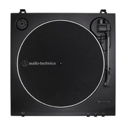 Audio-Technica AT-LP60XBT-USB-BK | Table tournante Stéréo - Entièrement automatique - Entraînement par courroie - USB - Bluetooth - Noir-SONXPLUS Rivière-du-Loup