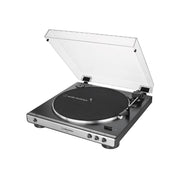 Audio-Technica AT-LP60X-GM | Table tournante Stéréo - Entraînement par courroie - Entièrement automatique - Métal Gun-SONXPLUS Rivière-du-Loup
