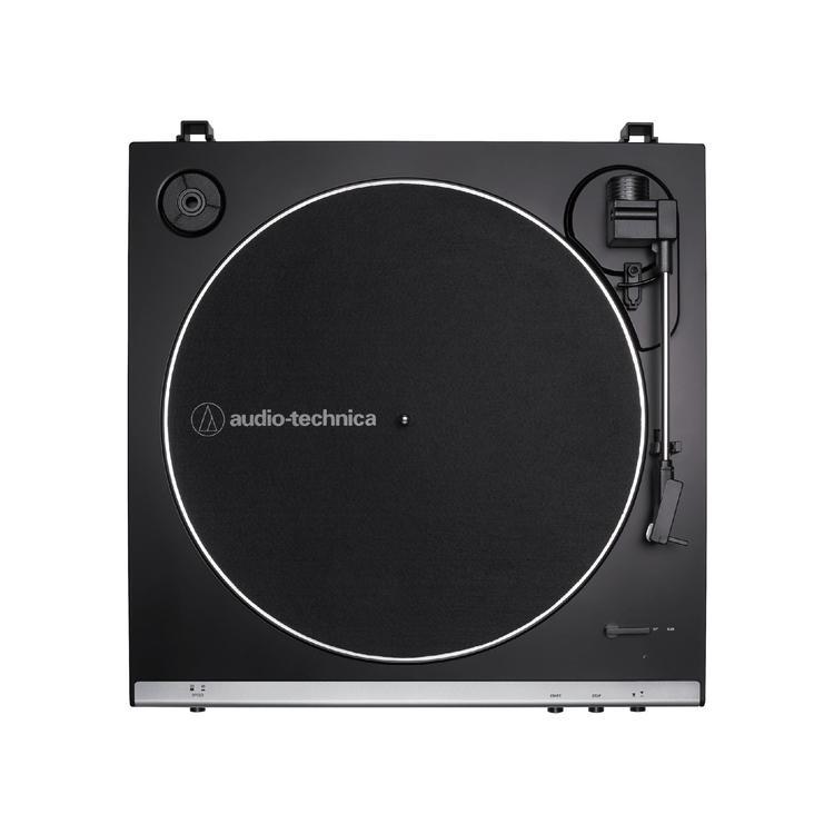 Audio-Technica AT-LP60X-GM | Table tournante Stéréo - Entraînement par courroie - Entièrement automatique - Métal Gun-SONXPLUS Rivière-du-Loup