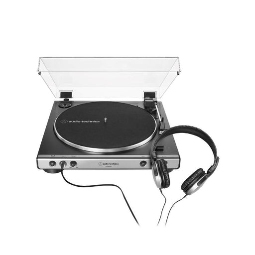 Audio-Technica AT-LP60XHP-GM | Table tournante - Stéréo - Avec casque - Métal Gun-SONXPLUS Rivière-du-Loup