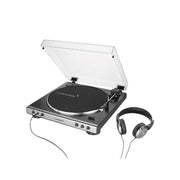 Audio-Technica AT-LP60XHP-GM | Table tournante - Stéréo - Avec casque - Métal Gun-SONXPLUS Rivière-du-Loup