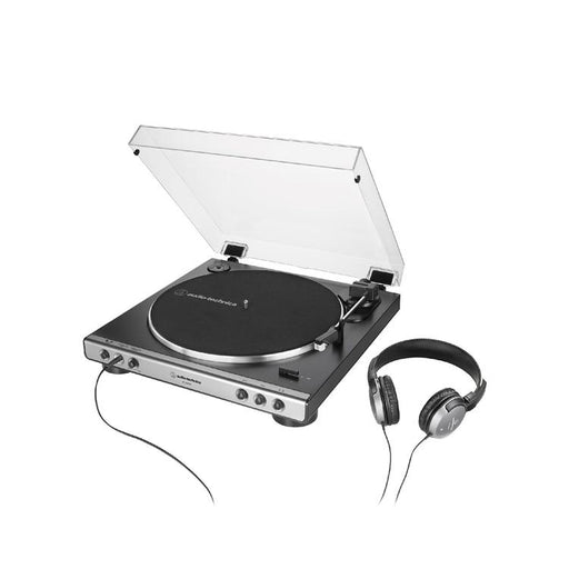 Audio-Technica AT-LP60XHP-GM | Table tournante - Stéréo - Avec casque - Métal Gun-SONXPLUS Rivière-du-Loup