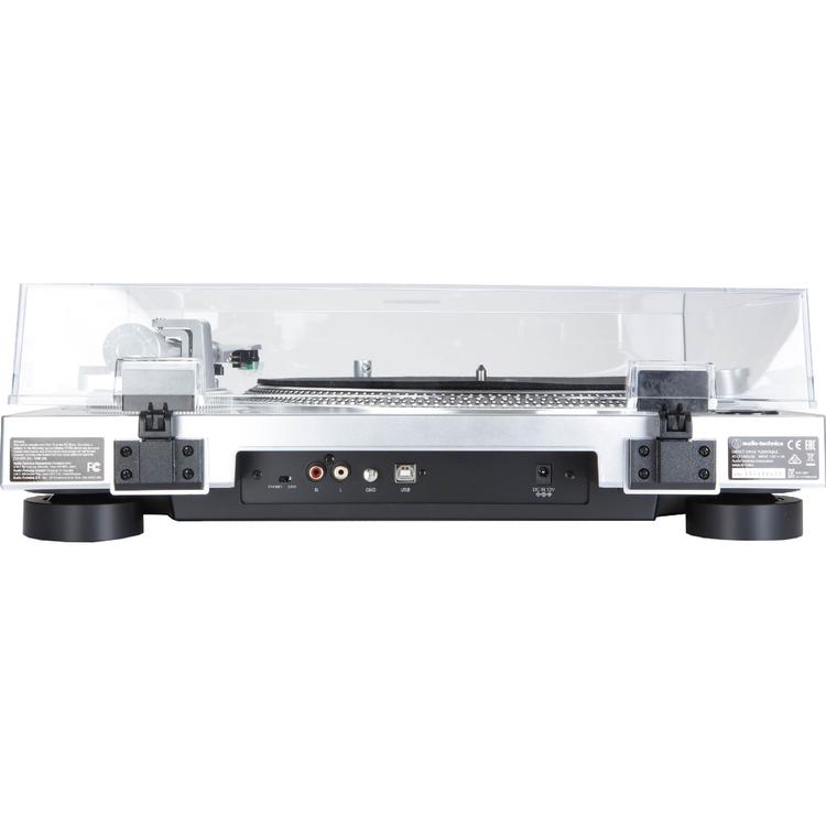 Audio-Technica AT-LP120XUSB-SV | Table tournante - Entraînement direct - Analogique et USB - Argent-SONXPLUS Rivière-du-Loup