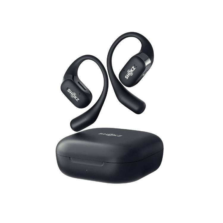 SHOKZ OpenFit | Écouteurs à oreilles ouvertes - Jusqu'à 28 heures d'écoute - Bluetooth - Noir-SONXPLUS Rivière-du-Loup