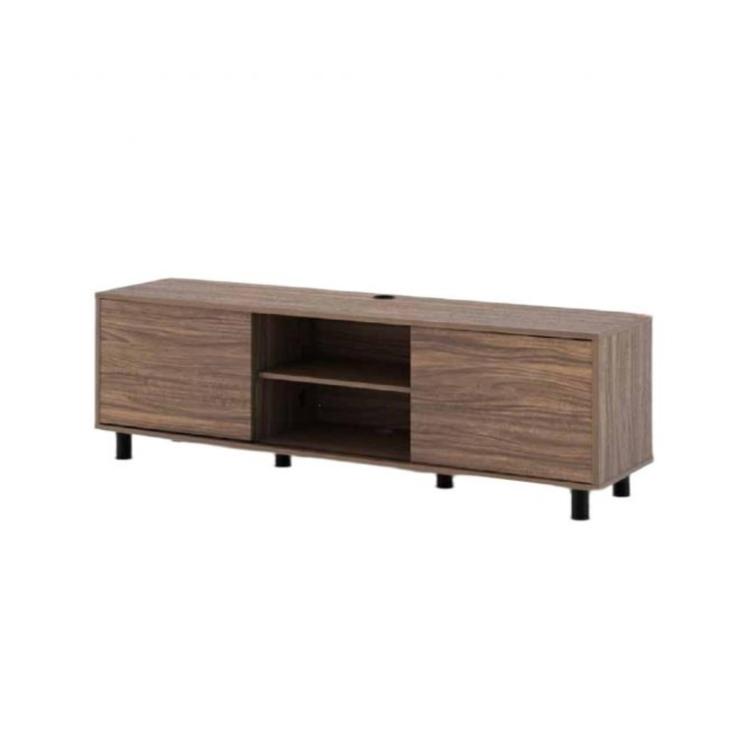 Sonora S20V65MB | Meuble téléviseur - 65" de large - 2 Armoires - Brun moyen-SONXPLUS Rivière-du-Loup