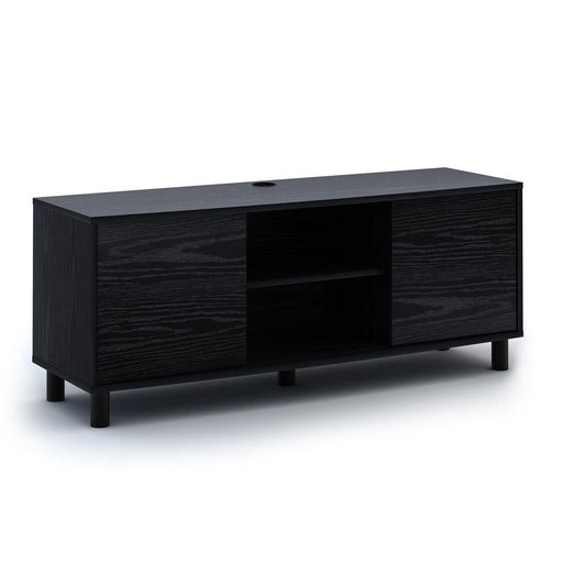 Sonora S20V55N | Meuble Téléviseur - 55" de large - 2 Armoires - Noir-SONXPLUS Rivière-du-Loup