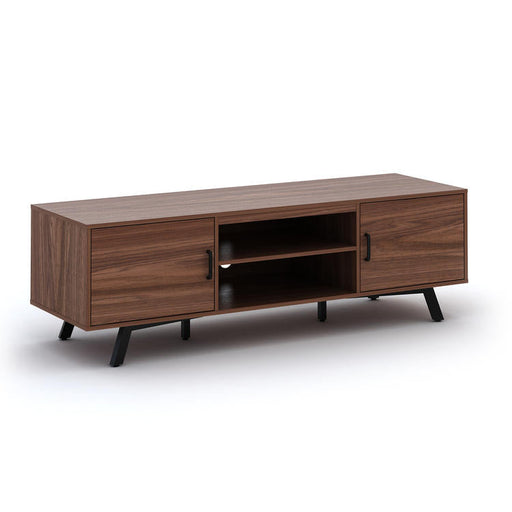 Sonora S40V65MB | Meuble téléviseur - 2 Armoires - 65" de large - Brun Moyen-SONXPLUS Rivière-du-Loup