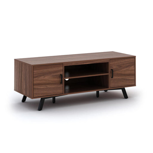 Sonora S40V55MB | Meuble téléviseur - 2 Armoires - 55" de large - Brun moyen-SONXPLUS Rivière-du-Loup