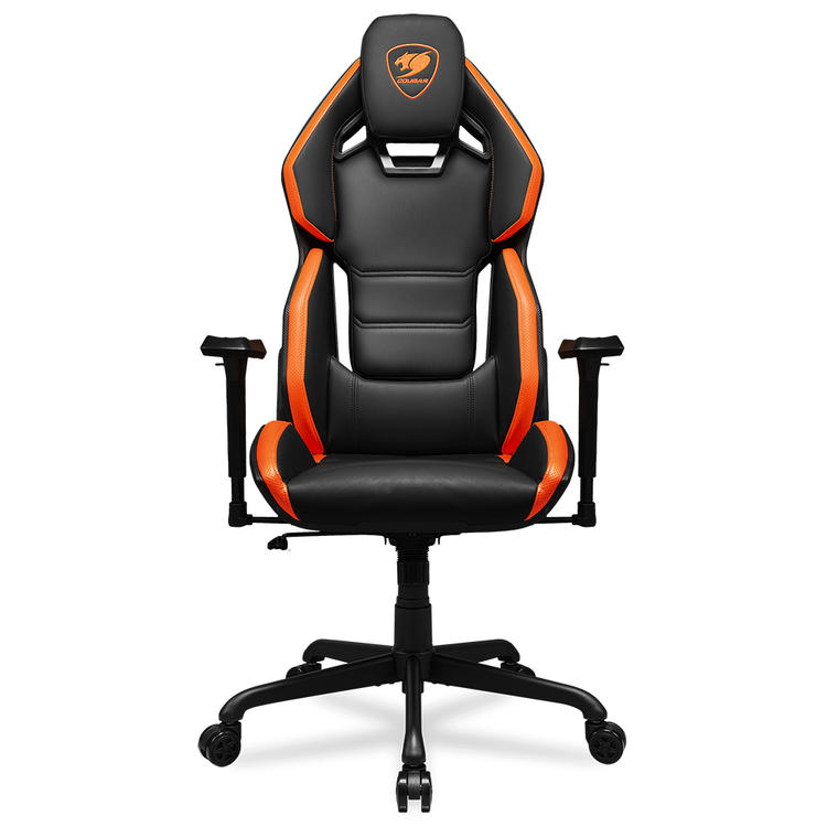 Cougar Hotrod | Chaise de jeu - Dossier multizones - Accoudoir réglable en 3D - Orange-SONXPLUS Rivière-du-Loup